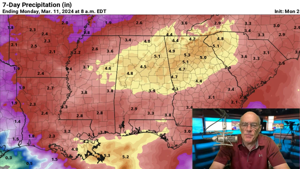 James Spann forecasts a wet week for Alabama on Vimeo