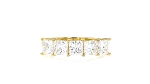 2.00 ct. t.w. Princess-Cut Lab-Grown Diamond Ring in 14kt Yellow Gold