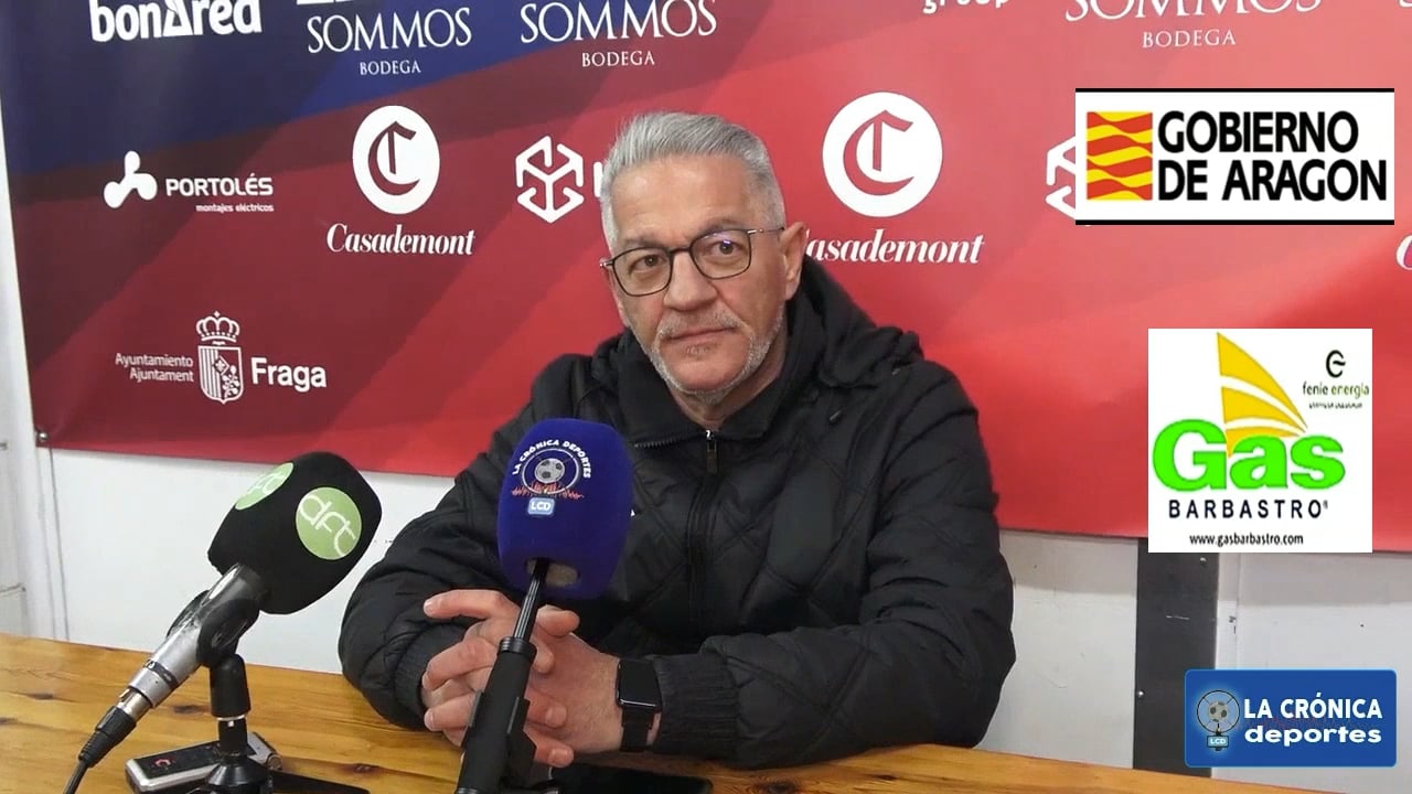 MIGUEL RUBIO (Entrenador Fraga) UD Fraga 3-0 CD Cariñena / Jor. 23 / Tercera Rfef