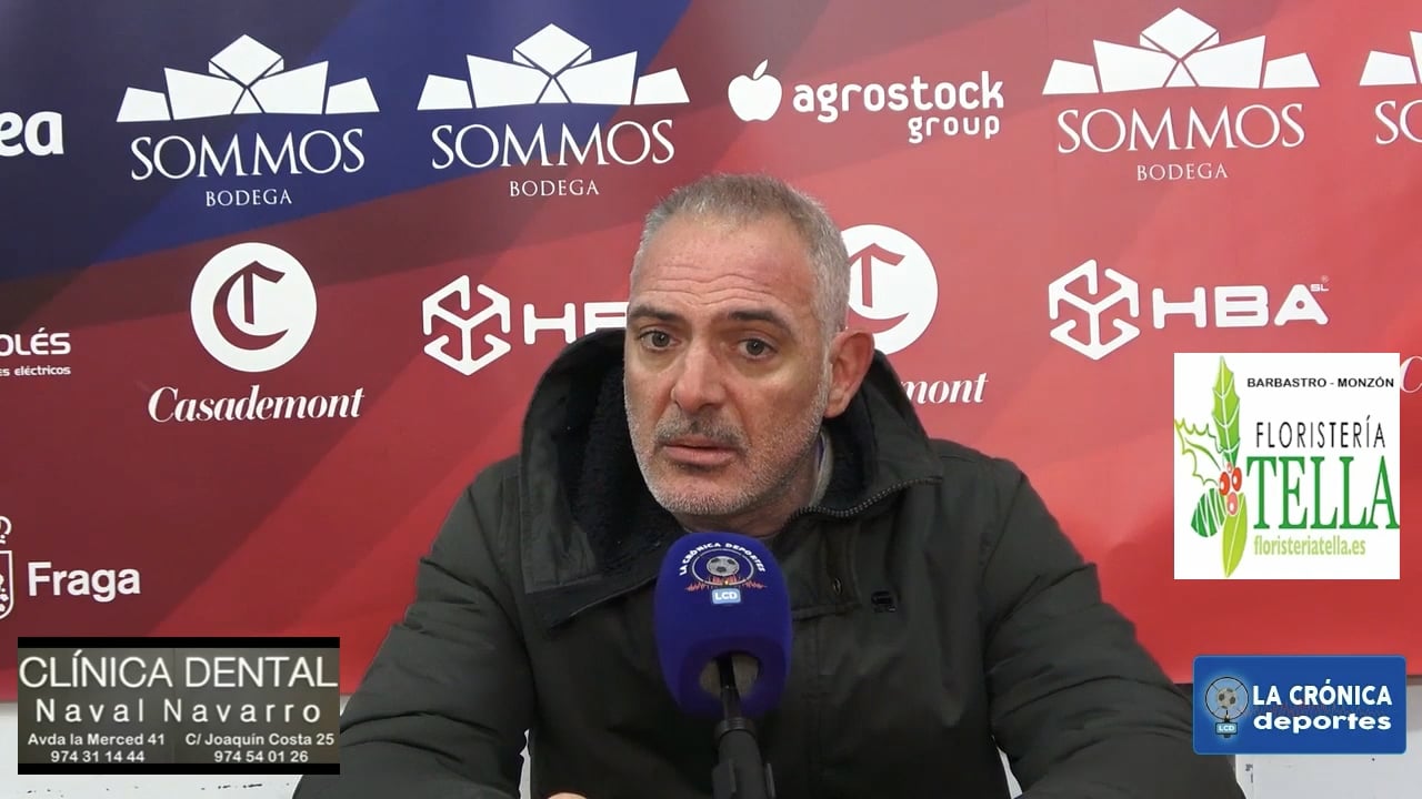 HUMBERTO ARTO (Entrenador Cariñena) UD Fraga 3-0 CD Cariñena / Jor. 23 / Tercera Rfef