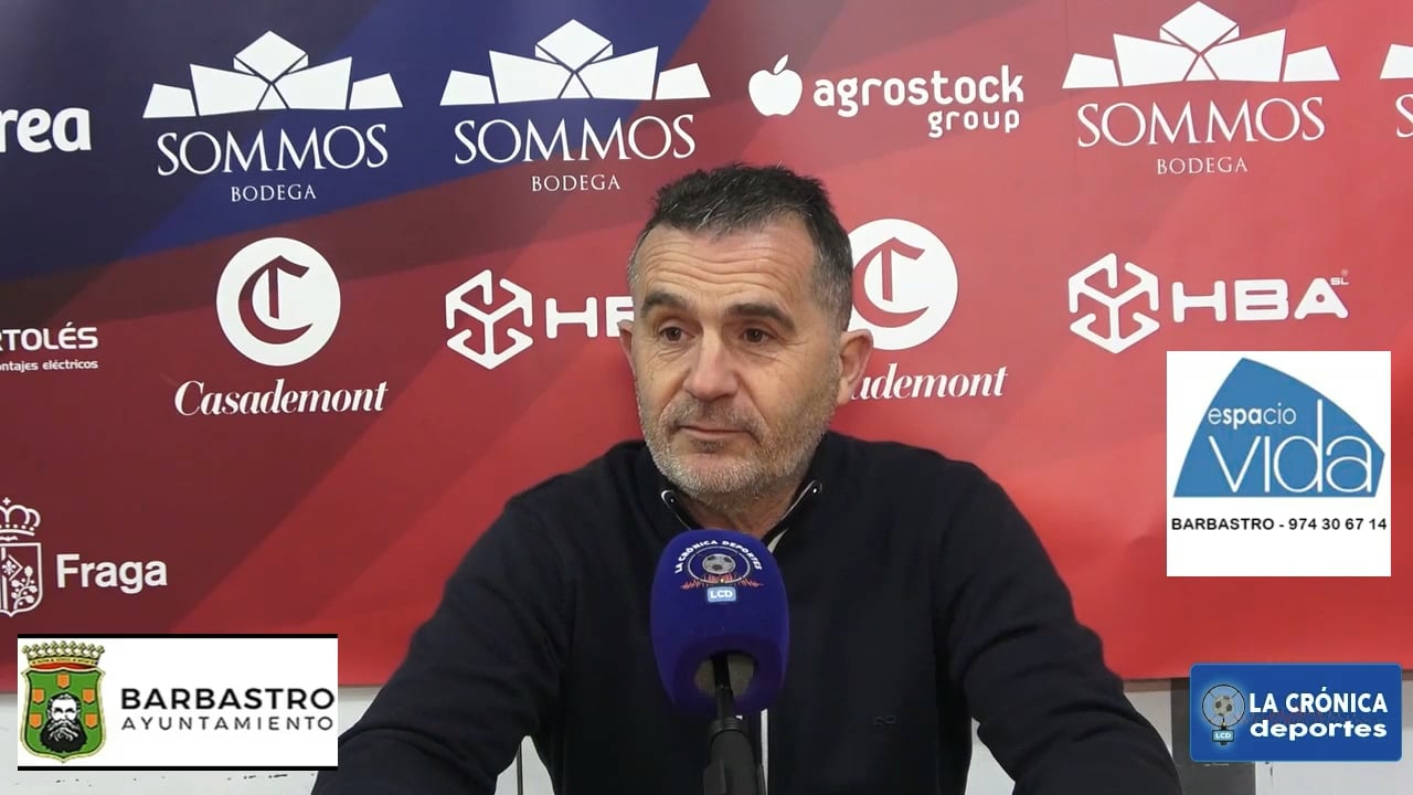 JOSÉ MIGUEL MARTÍNEZ (Presidente UD Fraga) UD Fraga 3-0 CD Cariñena / Jor. 23 / Tercera Rfef