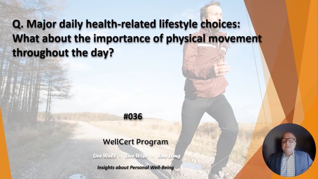 #036 What about the importance of physical movement throughout the day?