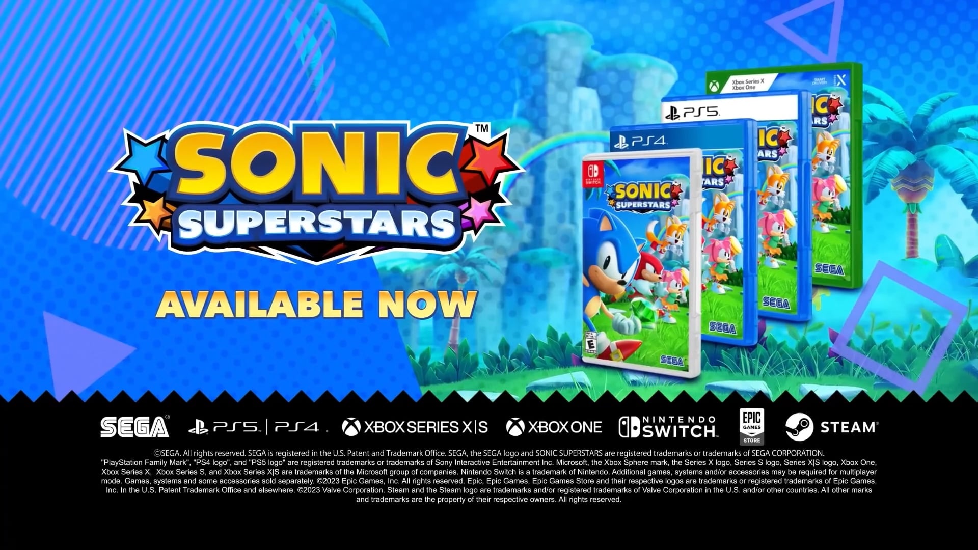 Sonic Superstars - No Running - TV Commercial - 2398