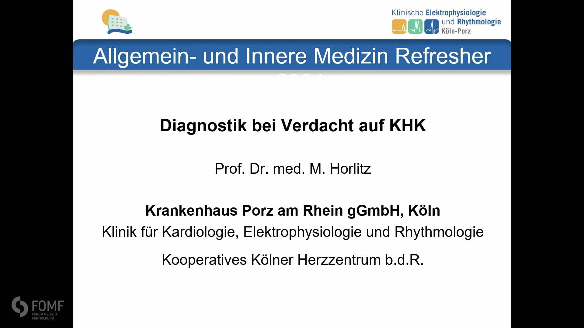 Diagnostik bei Verdacht auf KHK