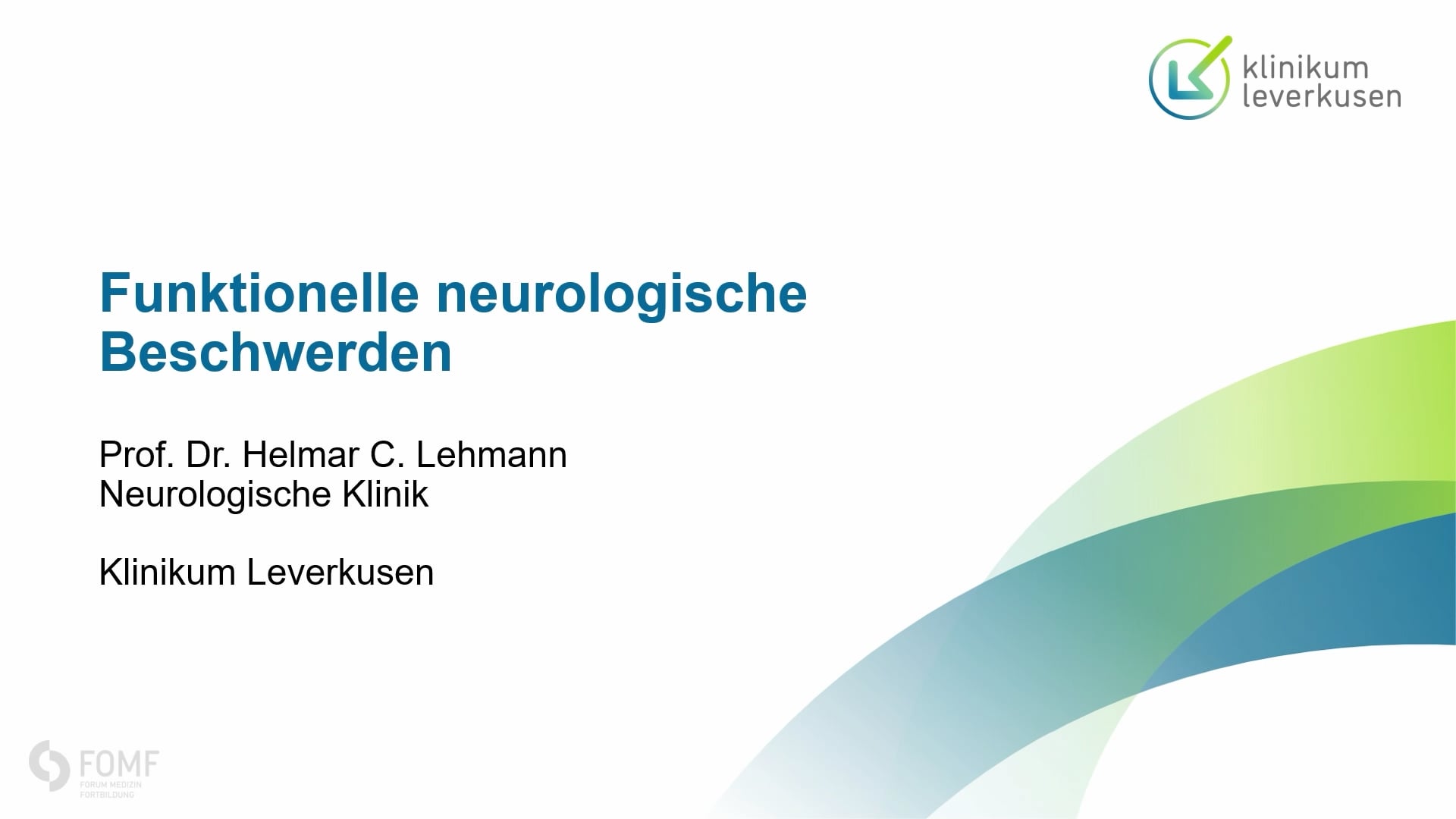 Funktionelle neurologische Beschwerden