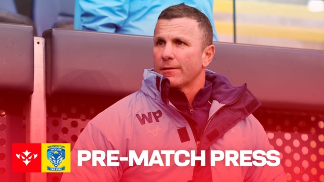 PRE-MATCH PRESS: Peters talks unchanged squad, Sam Burgess reunion and facing the Wolves