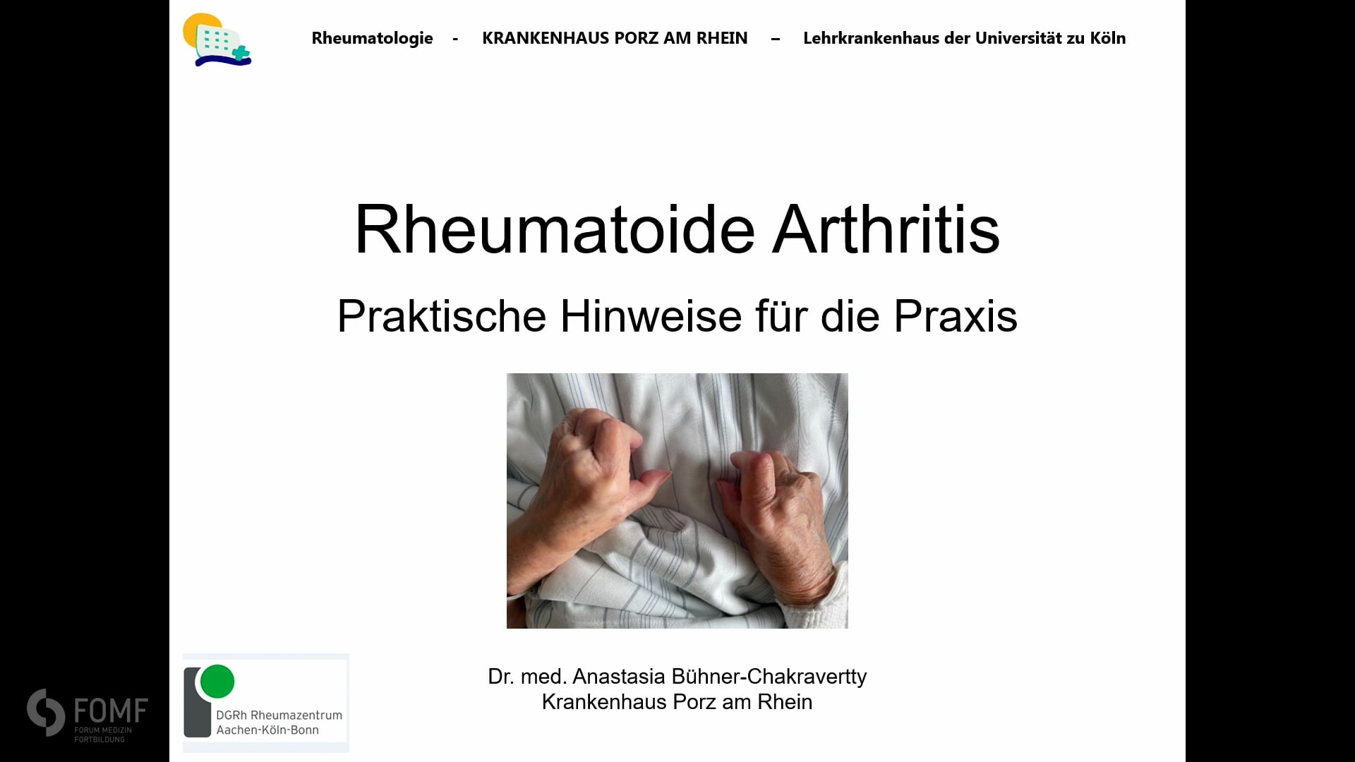 Behandlung der rheumatoiden Arthritis