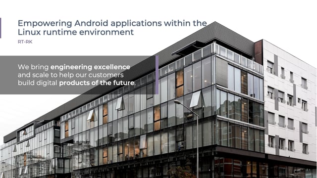 Empowering Android applications within the Linux runtime environment