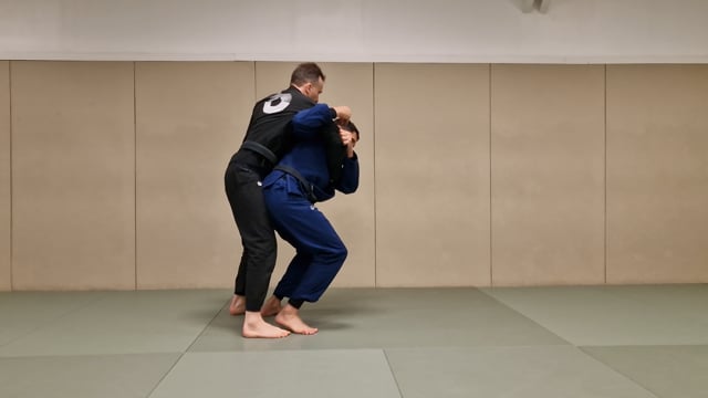 Amenée au sol: Ippon seoi nage