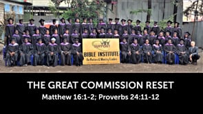 The Great Commission Reset