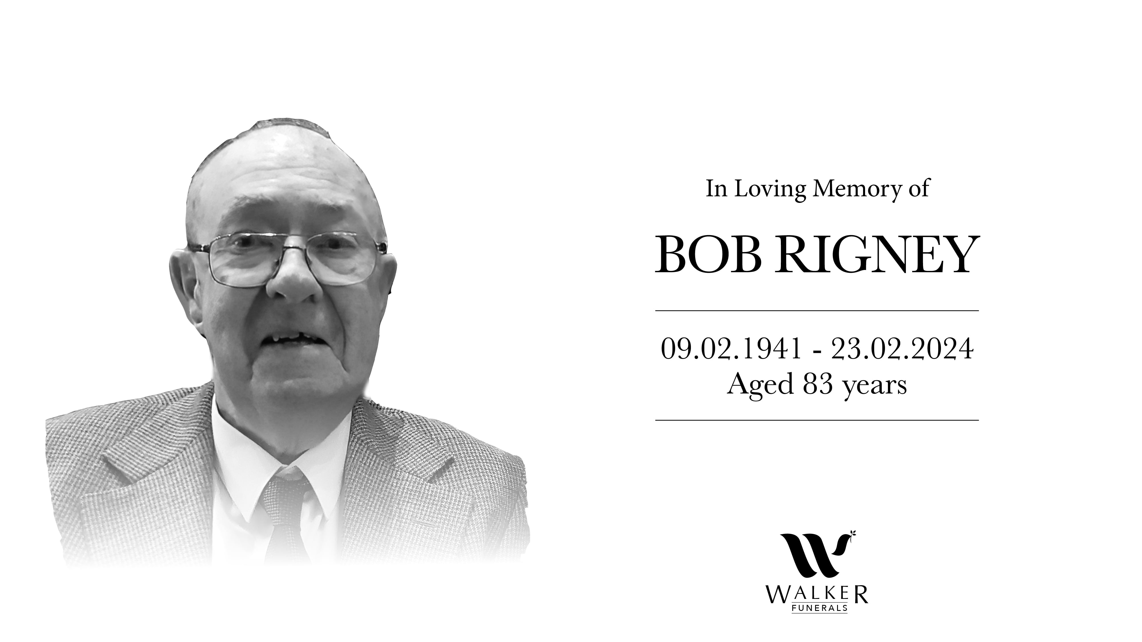 Robert B Walker Funerals - Robert Rigney On Vimeo