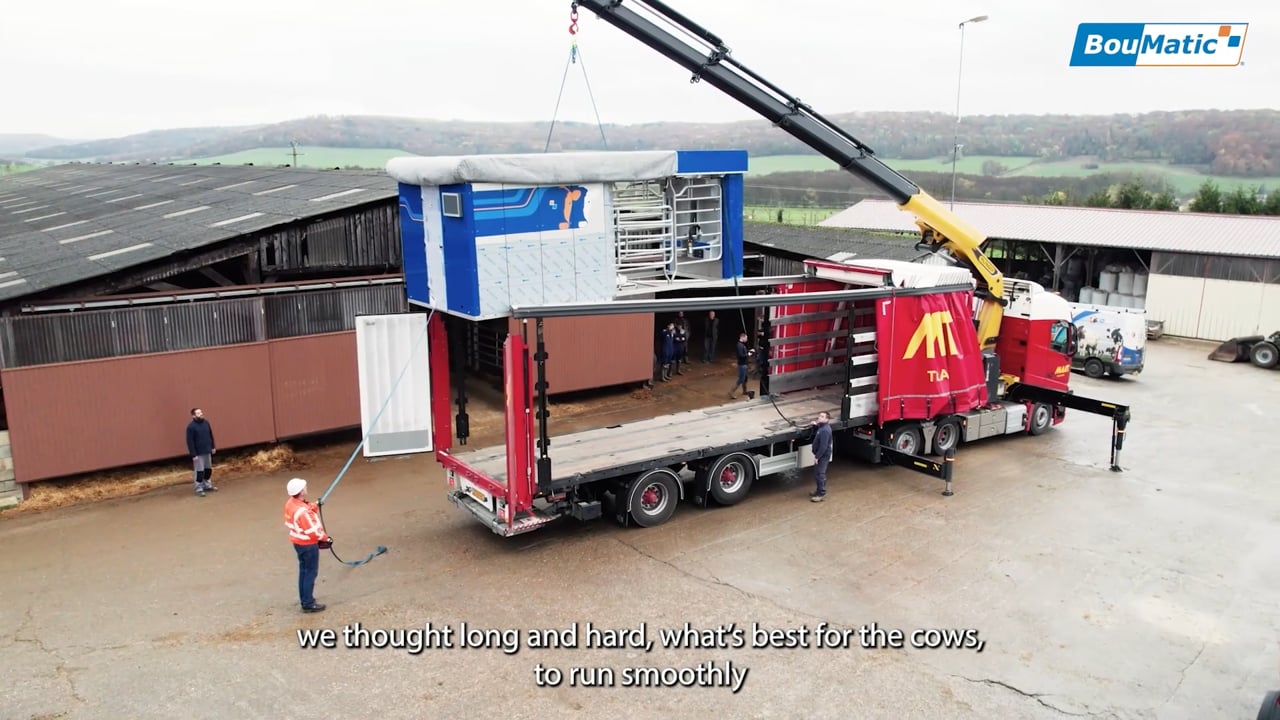 First Gemini UP milking robot installed in France – GAEC des Érables – BouMatic Center