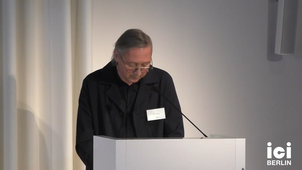 Talk by Erich Hörl