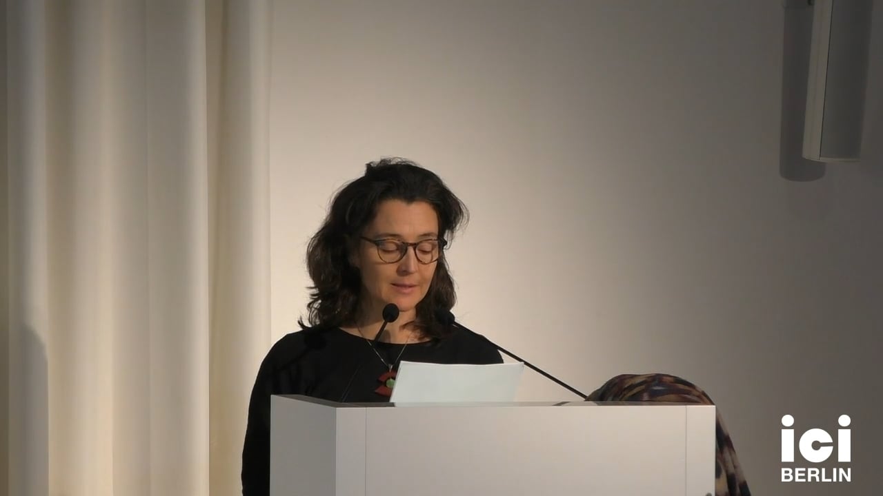 Talk by María del Rosario Acosta López