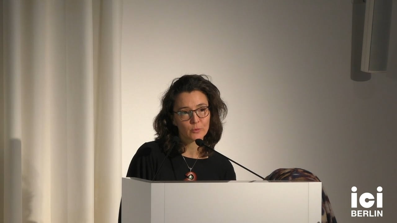 Discussion with María del Rosario Acosta López