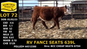 Lot #72 - RV FANCI SEATS 639L