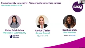 Wednesday 6 March 2024 - From diversity to security: Pioneering future cyber careers