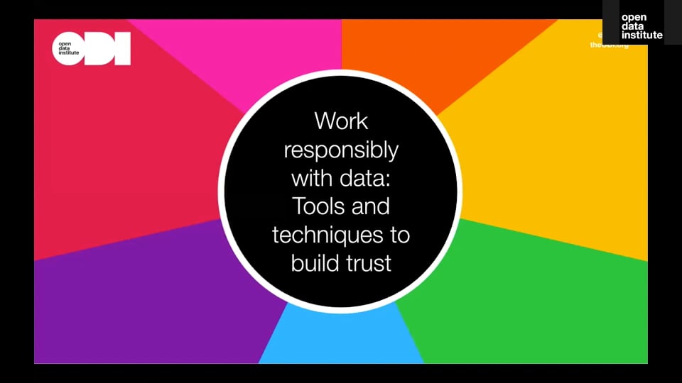  Work responsibly with data