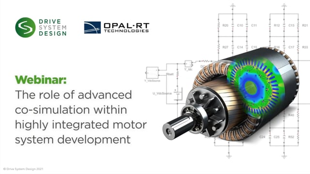 The role of advanced co-simulation within highly integrated motor system development