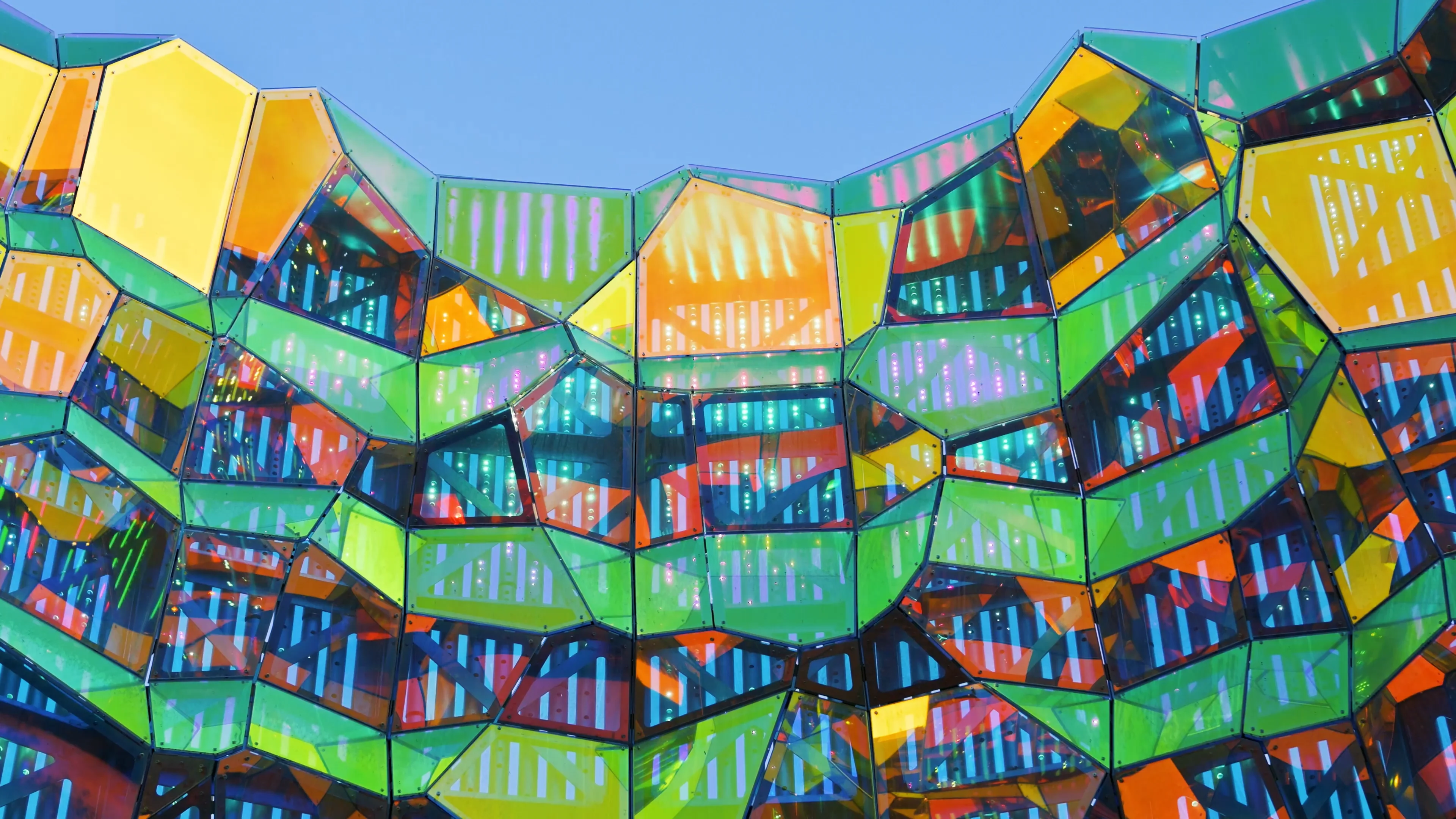 Kaleidoscope Vibrant Pavilions : mountain view