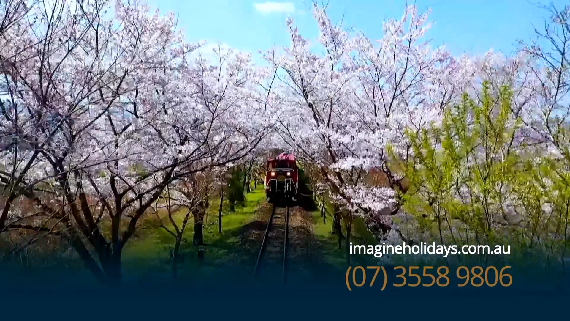 Imagine Holidays Australia 30s Japan Rail & Touring Ad