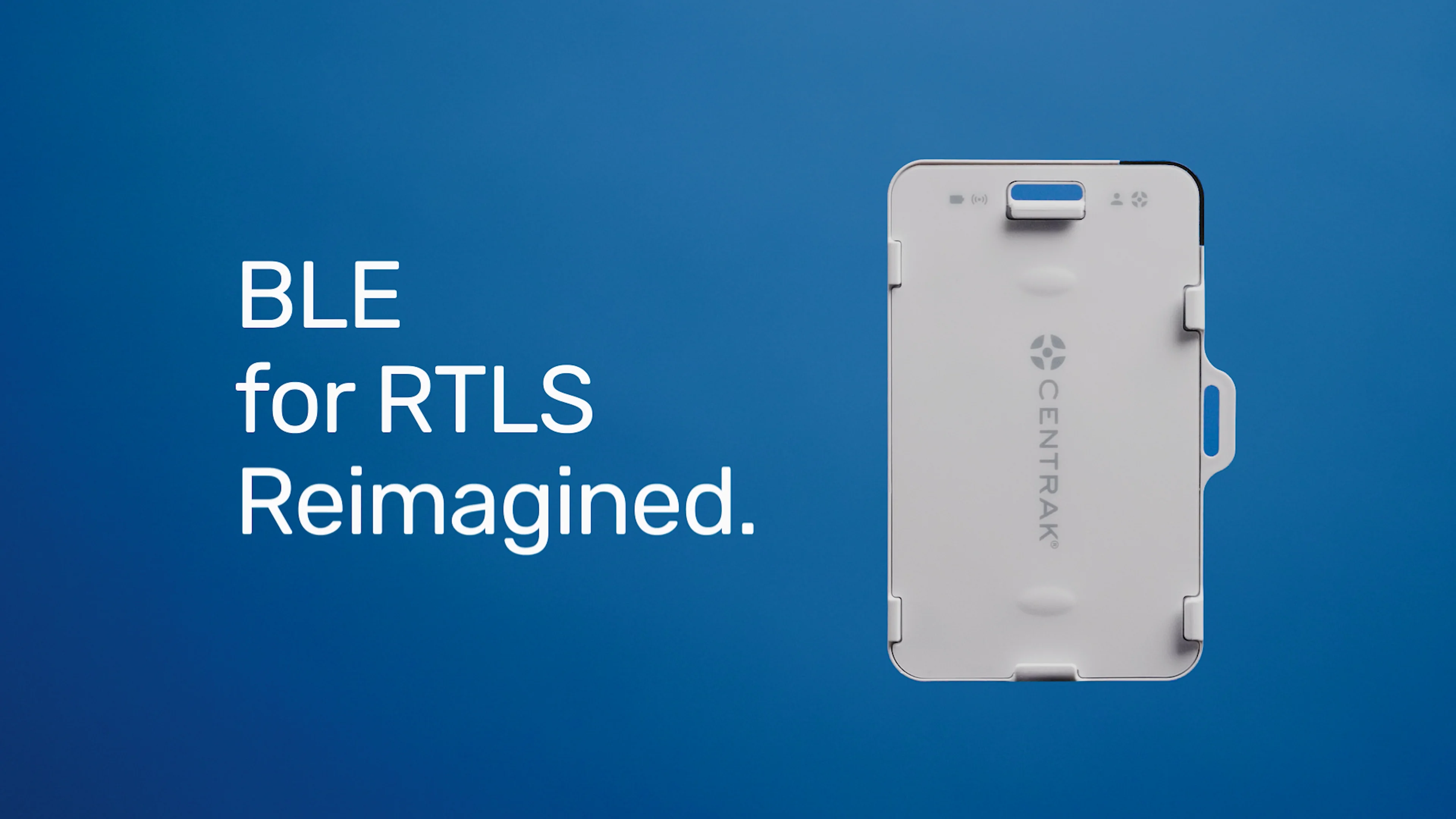 BLE Multi-Mode Badge from CenTrak - RTLS Solutions for Healthcare