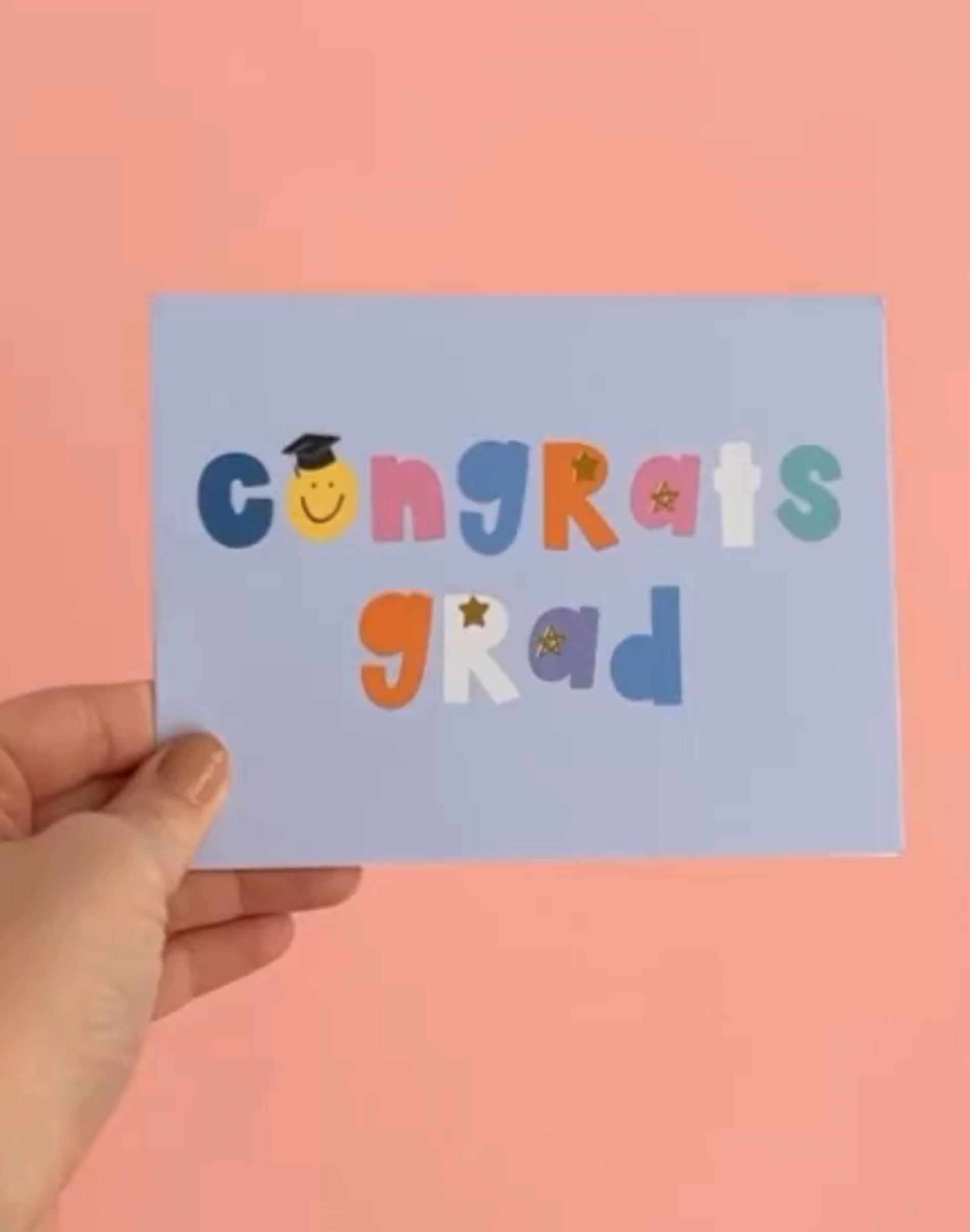 Congrats Grad Greeting Card image