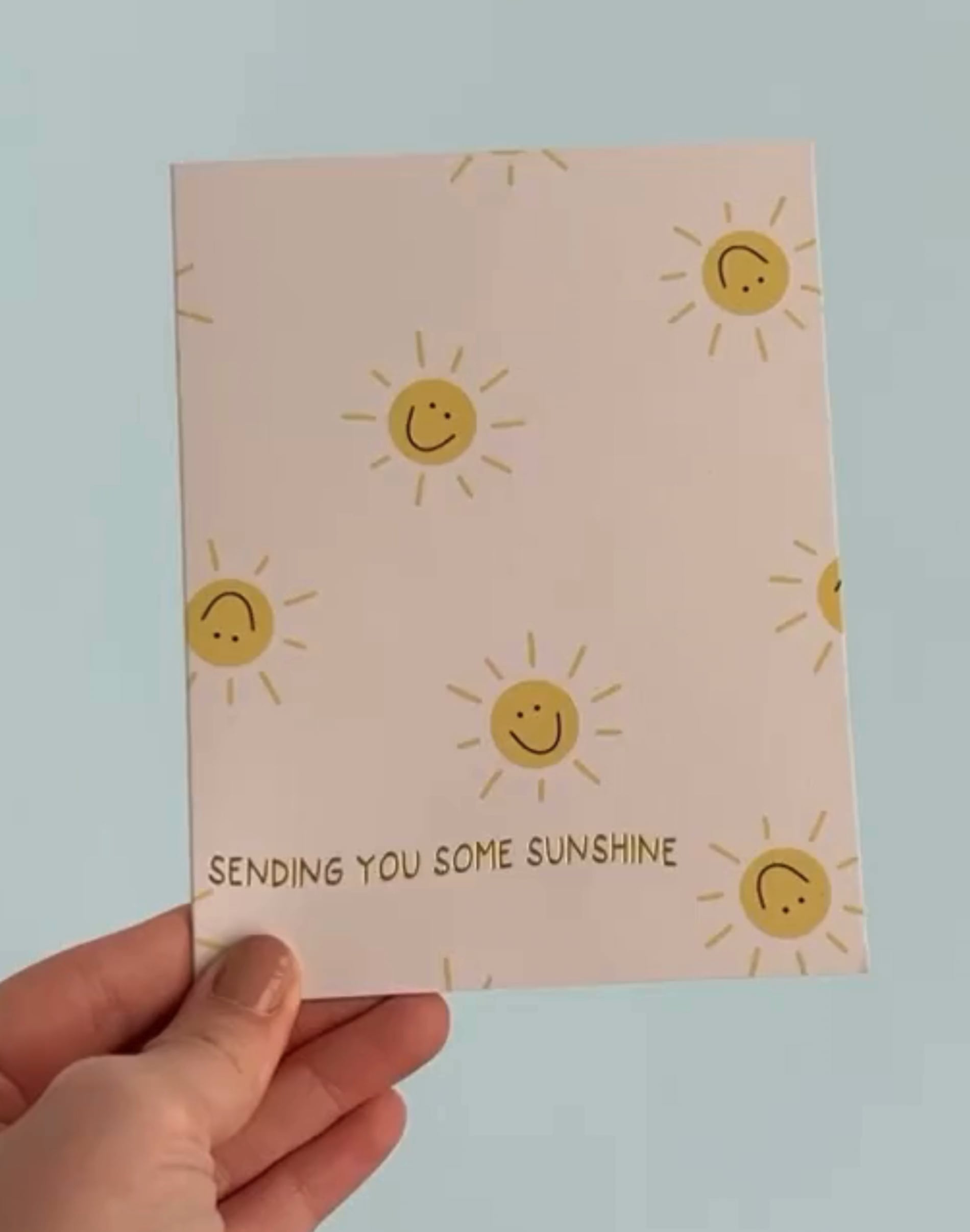 Sending Sunshine Greeting Card image