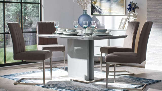 Breeze Dining Table & 4 Chairs Set video
