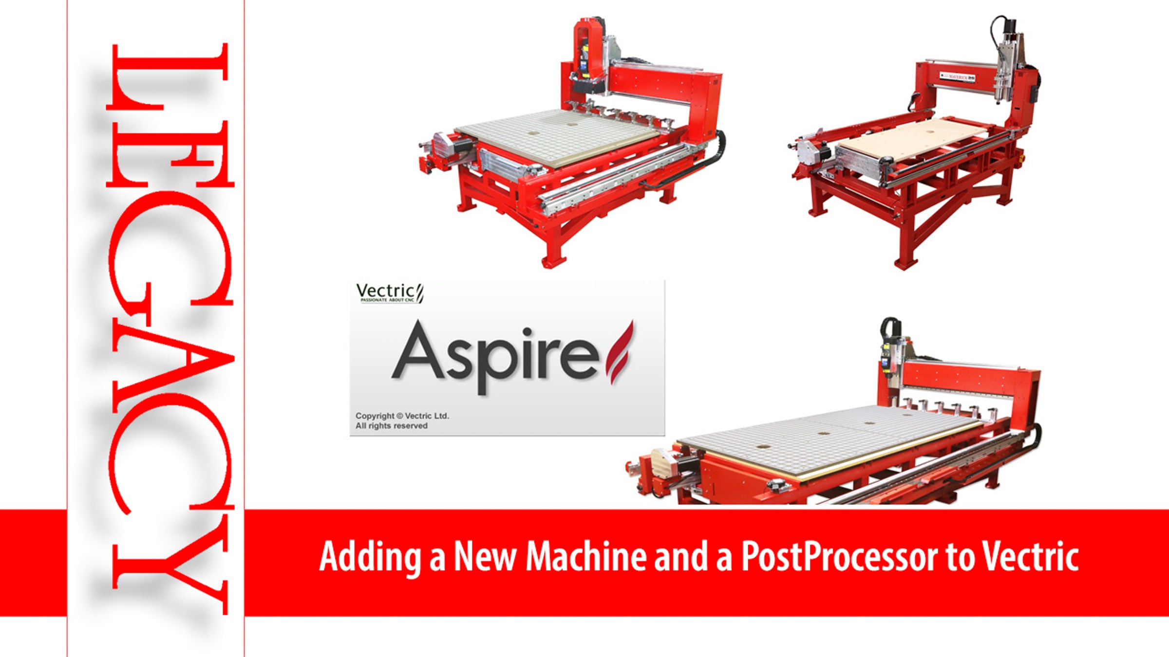 Adding a new machine and PP to Vectric