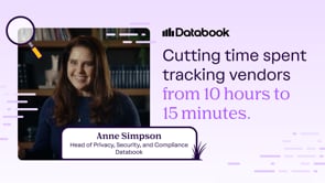 Databook cuts time spent on vendor tracking from 10 hours to 15 minutes a week