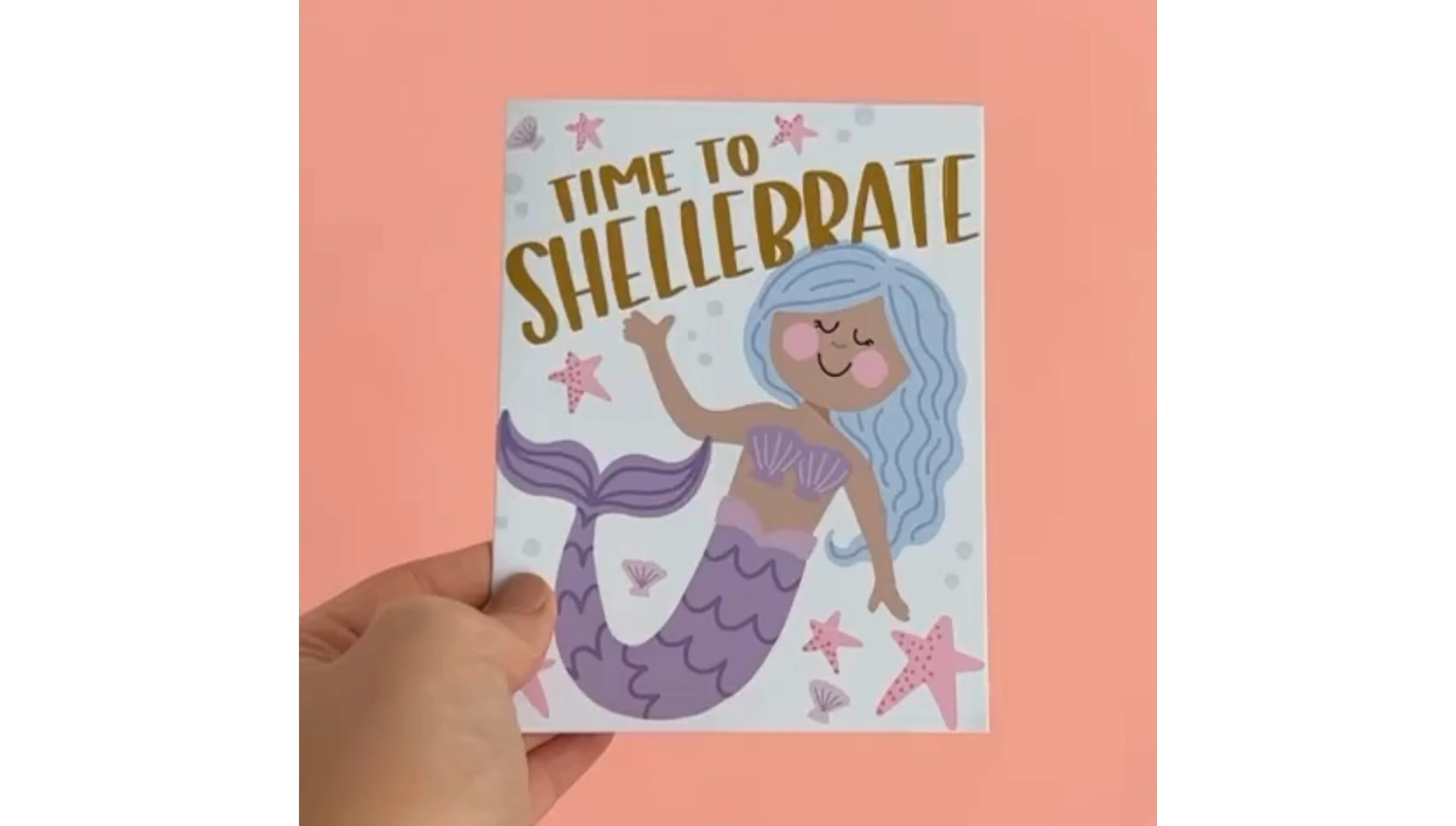 Time to Shellebrate Birthday Greeting Card video