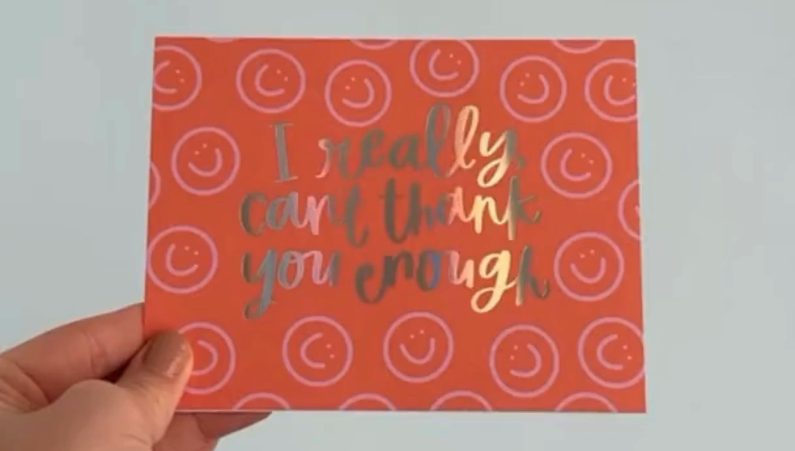 Can't Thank You Enough Greeting Card video