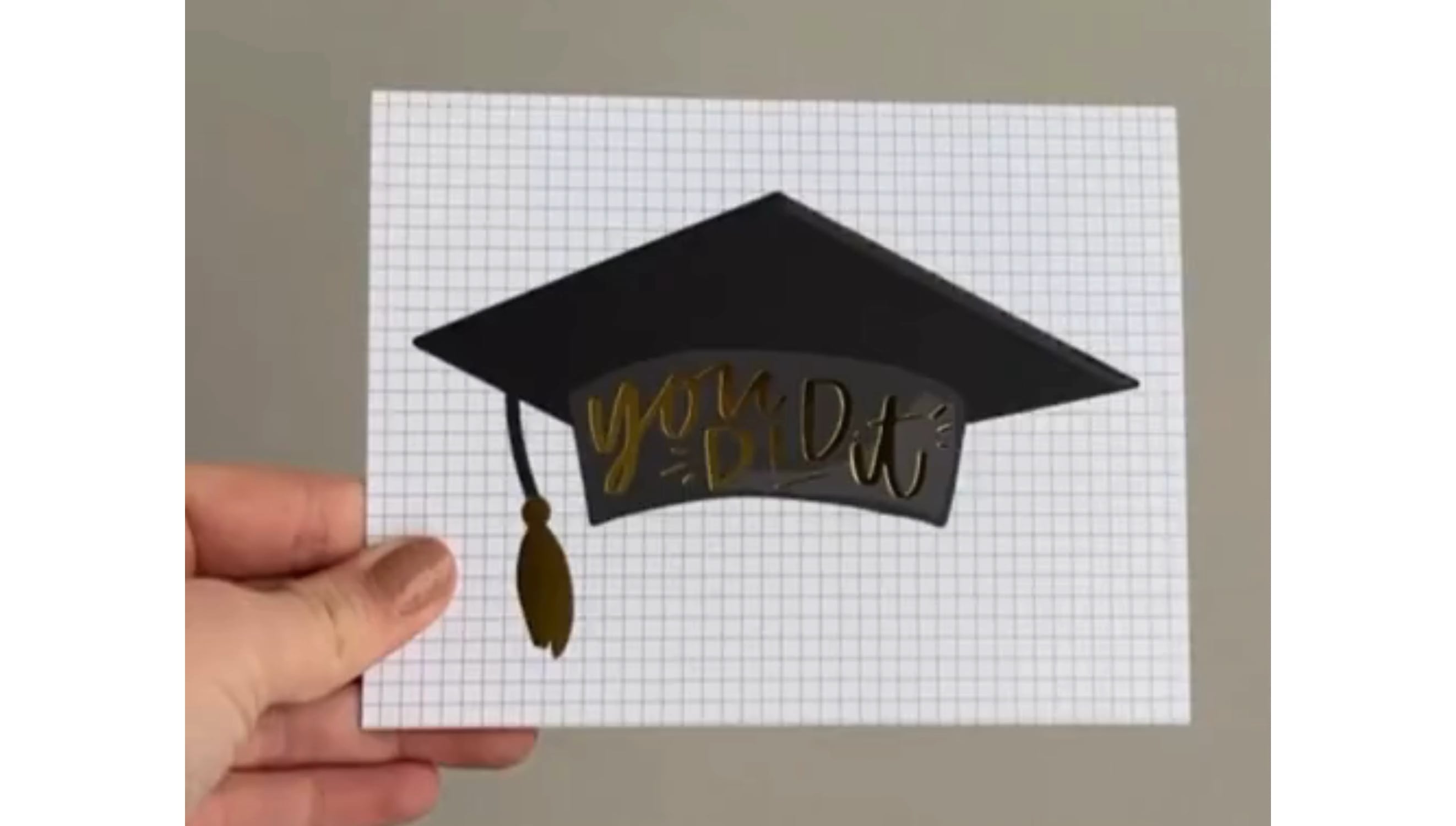 You Did It Graduation Greeting Card video
