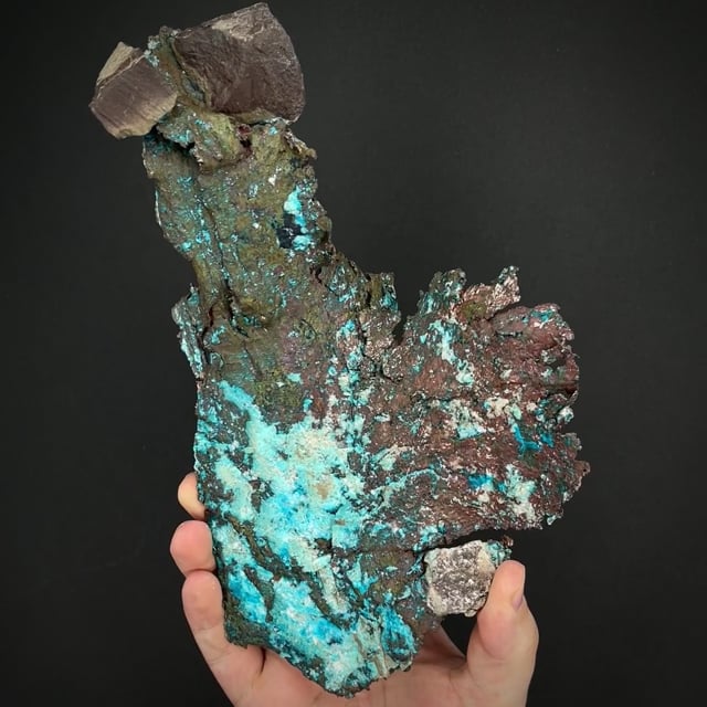 large Copper with Chrysocolla