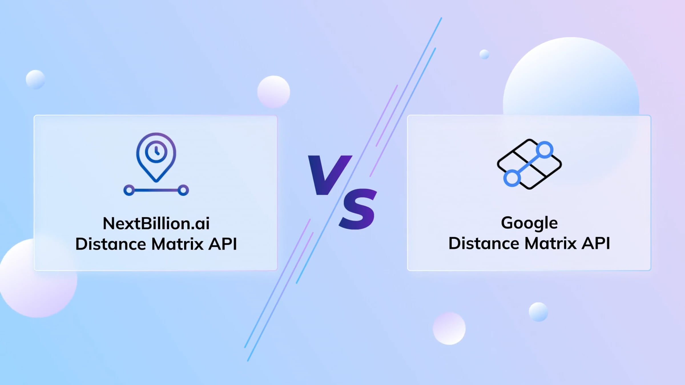 Distance Matrix API - NextBillion.ai vs Google | Videos & Movies on Vimeo