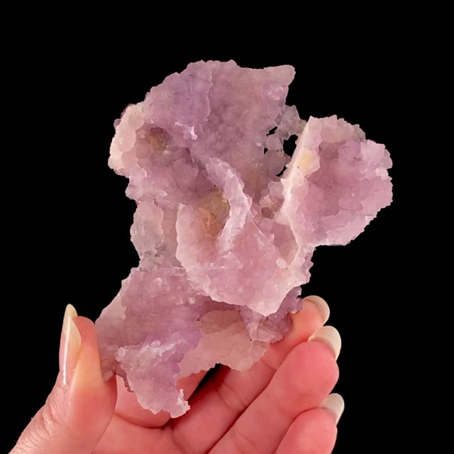 Fluorite on Quartz "casts" after Calcite