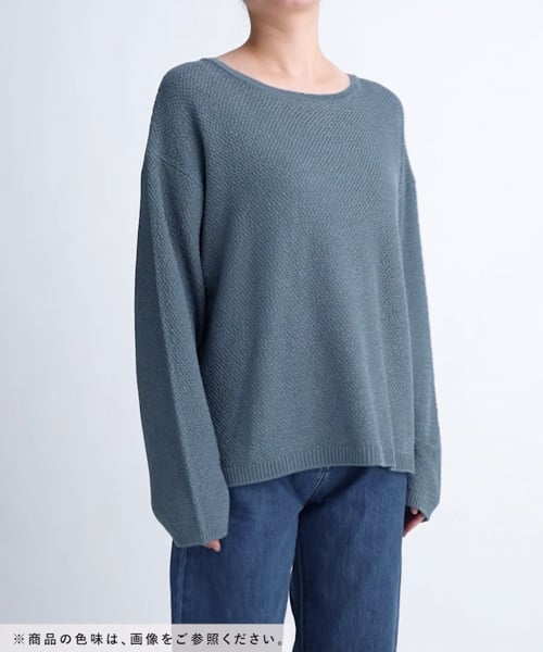 人気　journal standard luxe カノコ　プルオーバー　ネイビー 2024AW】journal standard luxe カノコ プルオーバー