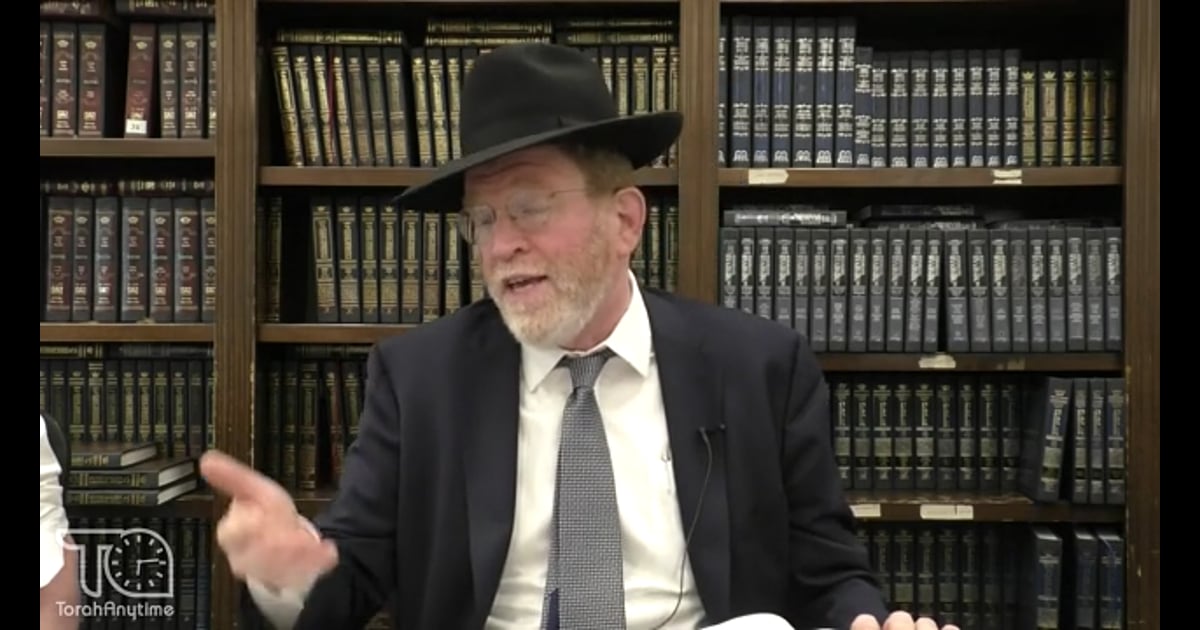 R' Menashe Frankel Chumash Shiur Parshas Vayakhel