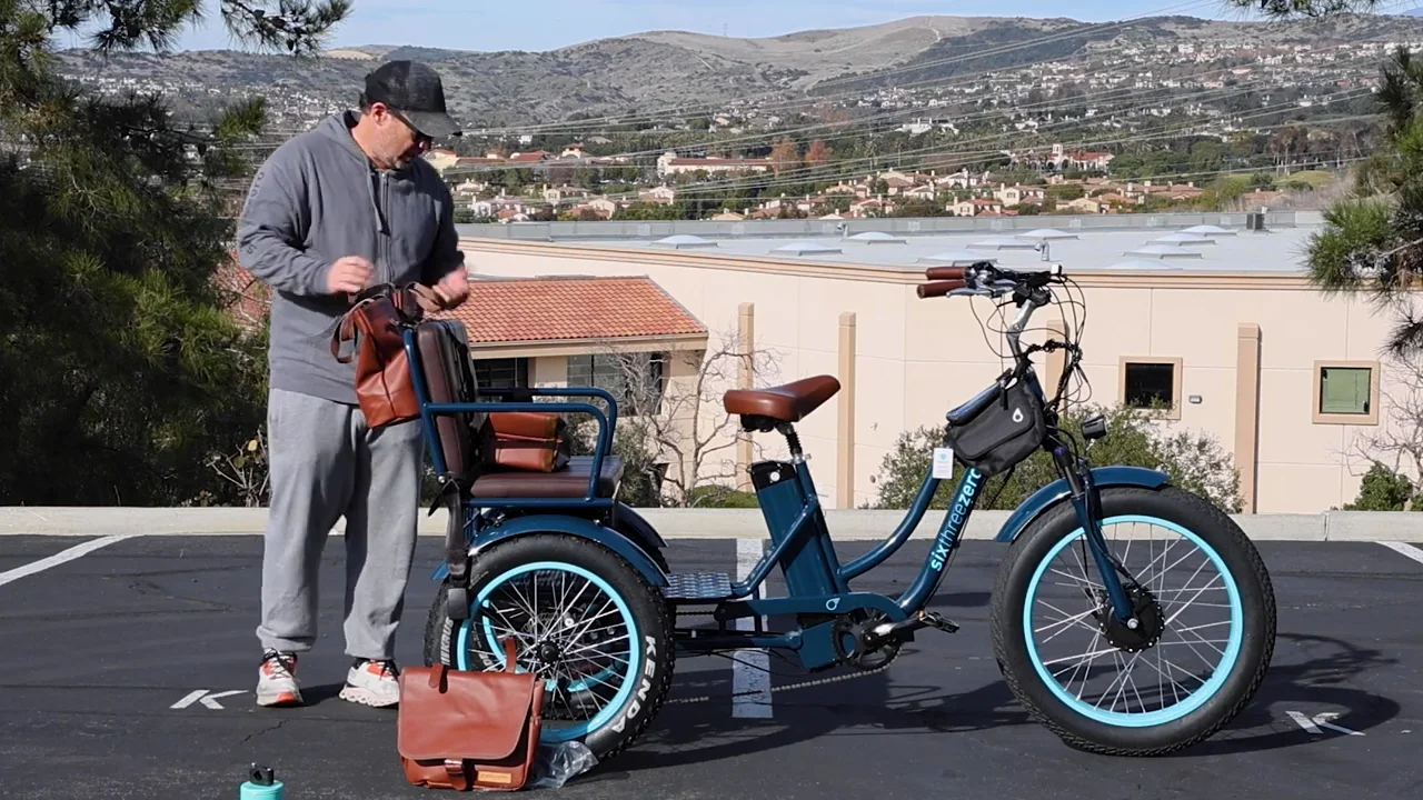驚きの激安価格 Electric EVRYjourney Sixthreezero Bike With ETrike Rickshaw| 自転車本体