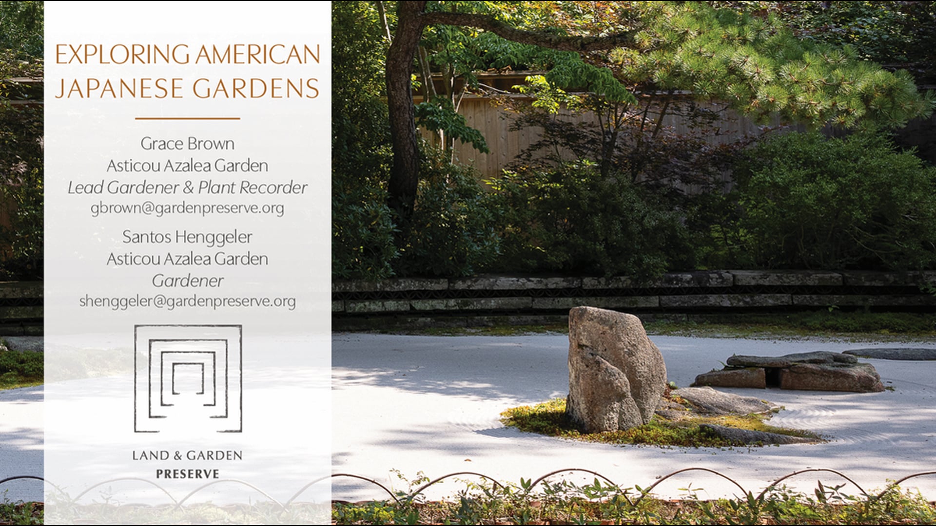 Webinar: Exploring American Japanese gardens