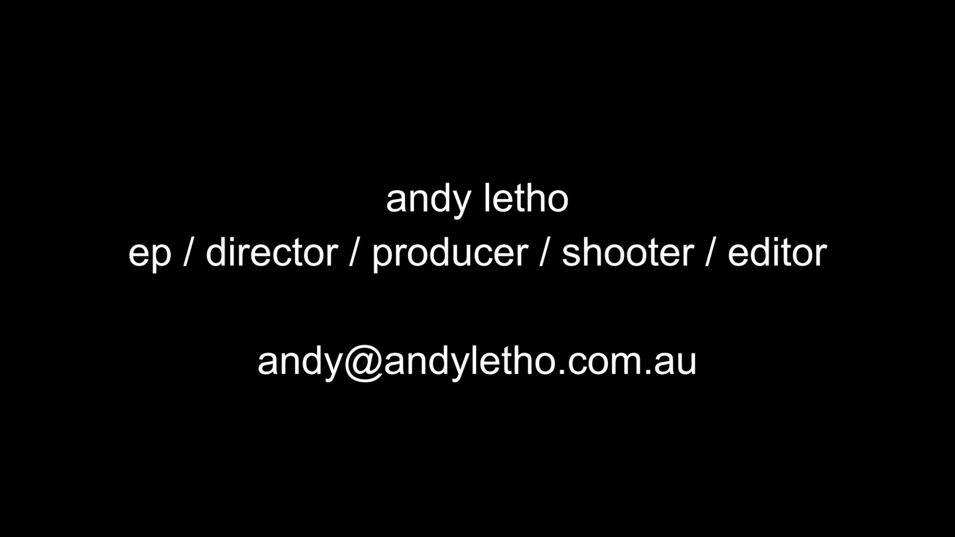 ANDYLETHO SHOWREEL_2021