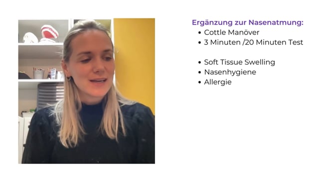 Lektion 4 - Nasenatmung Diagnostik