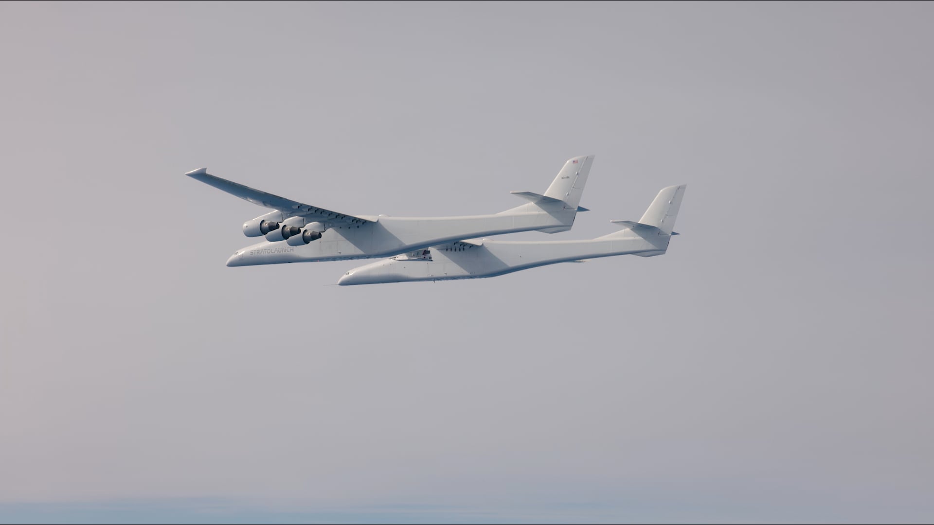 Stratolaunch's TA-1 Completes First Powered Flight On Vimeo