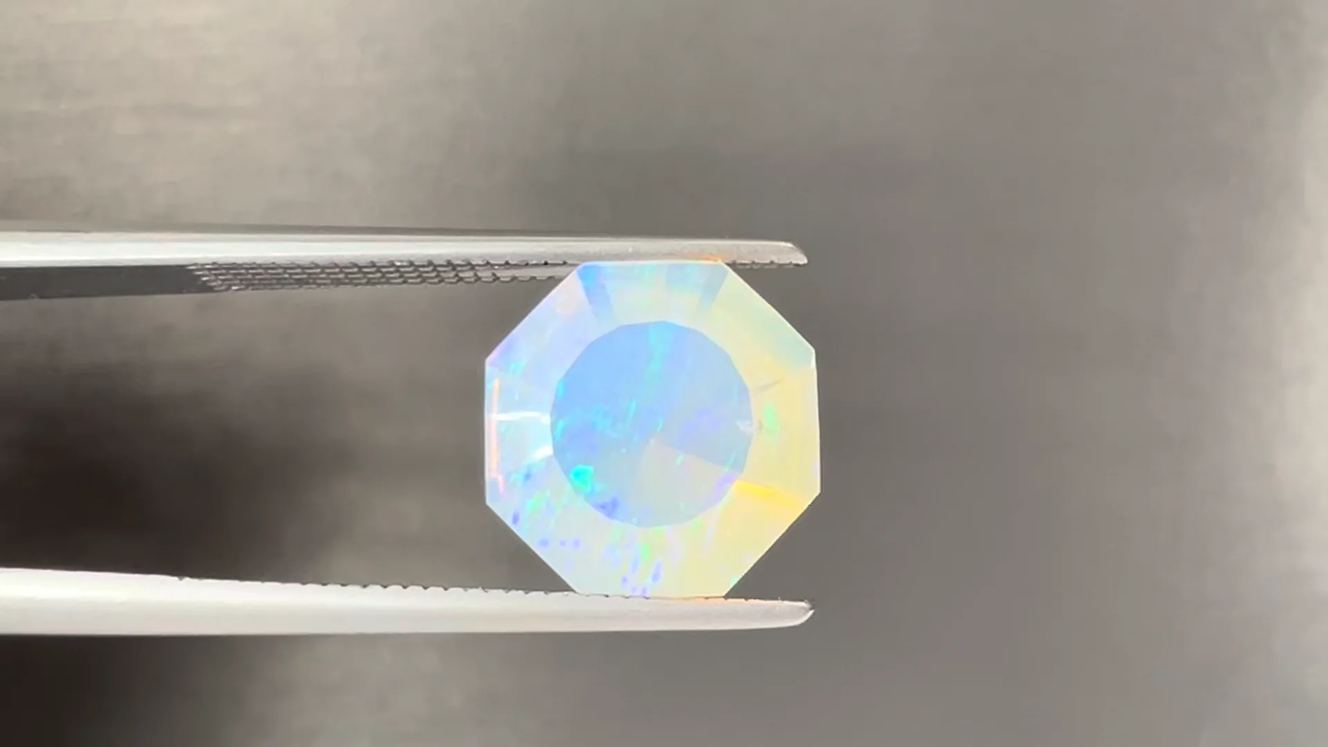 3.03ct Mexican Fire Opal, Faceted Octagon Cut | Burton's