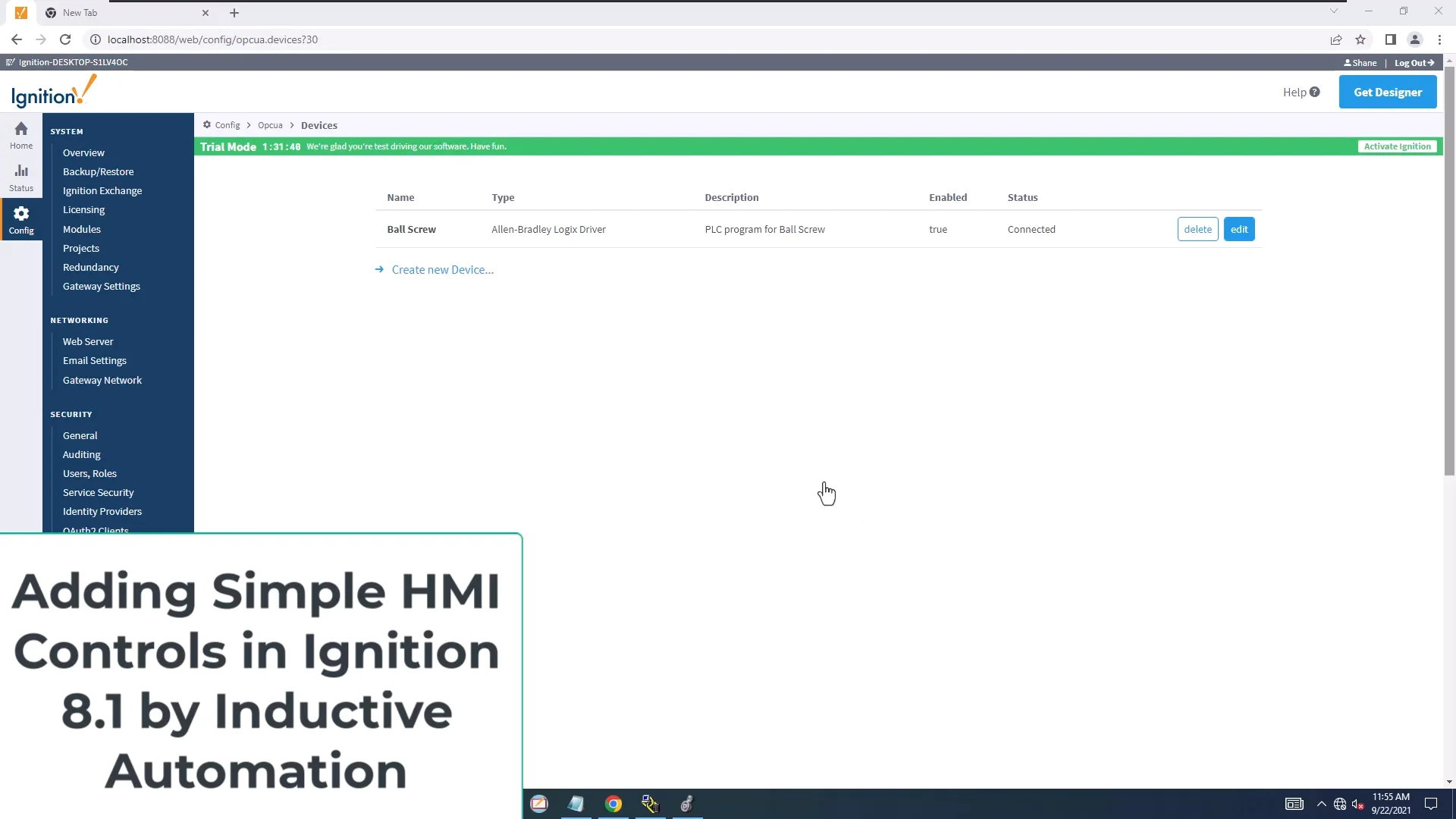 Adding Simple HMI Controls in Ignition 8.1 by Inductive Automation on Vimeo