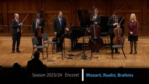 Encore: Mozart, Ruehr, Brahms