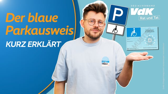 Blauer Parkausweis I RAT & TAT – kurz