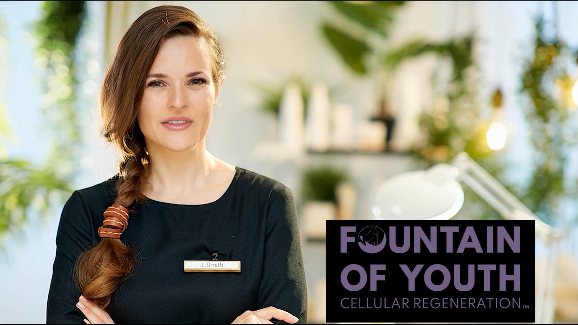 Fountain of Youth  Institute featuring an AI spokesmodel