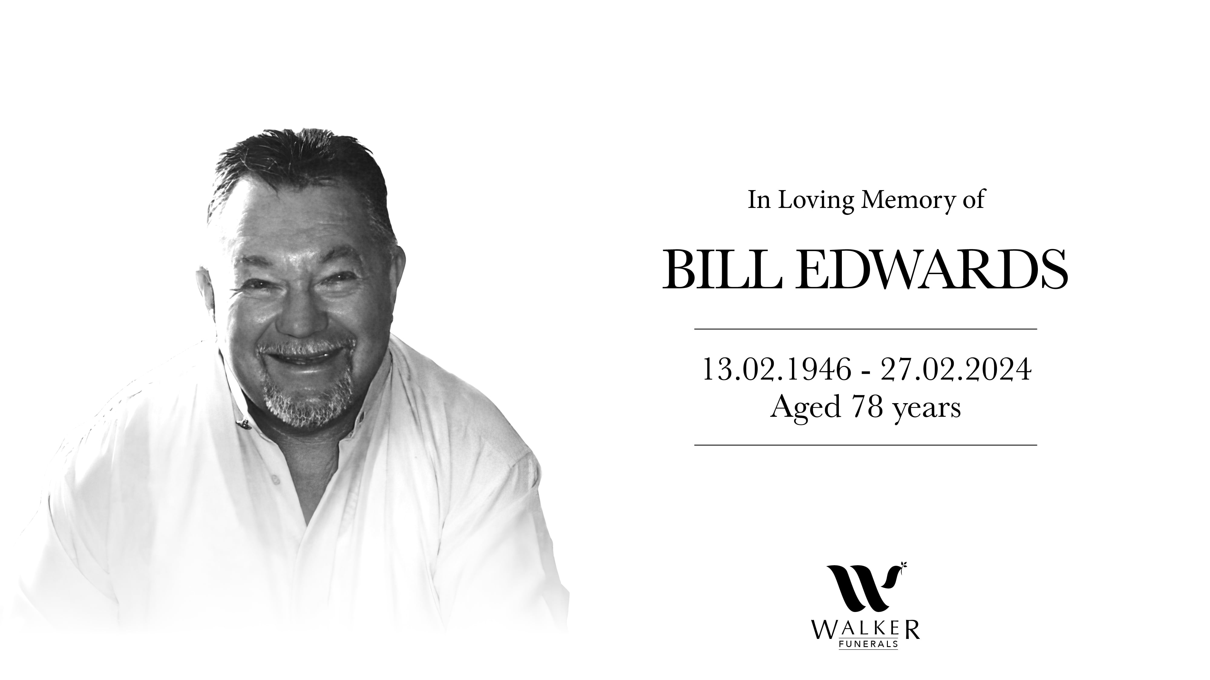 Robert B Walker Funerals - Bill Edwards On Vimeo